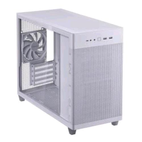 ASUS PRIME AP201 MINI TOWER VETRO TEMPERATO LATERALE MINI/MICRO ATX NO ALIMENTATORE WHITE EDITION