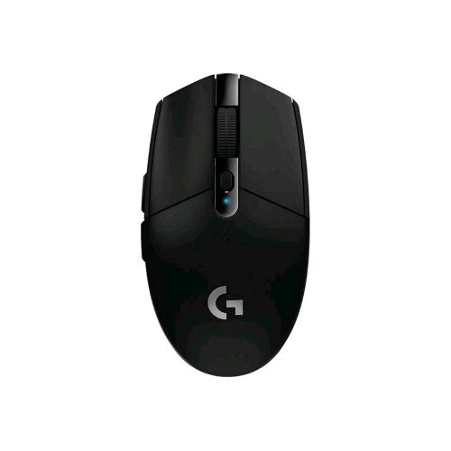 LOGITECH G305 LIGHTSPEED MOUSE GAMING WIRELESS SENSORE 12K HERO 12.000 DPI DESIGN LEGGERO 6 PULSANTI PROGRAMMABILI BATTERIA 250 ORE MEMORIA INTEGRATA BLACK 