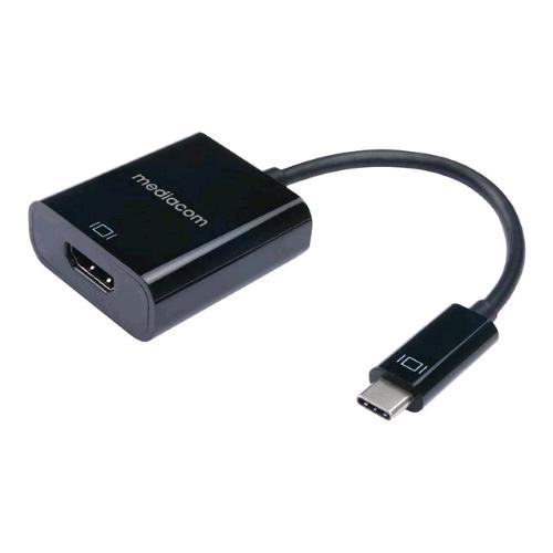 MEDIACOM MD-C305 CAVO ADATTATORE VIDEO DA USB-C MASCHIO AD HDMI FEMMINA SUPPORTA 4K 60Hz