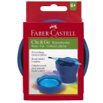 FABER CASTELL CLICK&GO SCODELLINO LAVA PENNELLI BLU