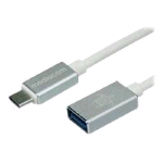 MEDIACOM MD-C304 CAVO PROLUNGA USB 3.1 DA USB-C MASCHIO 24 pin A USB-A FEMMINA 9 pin CONNETTORI REVERSIBILI 