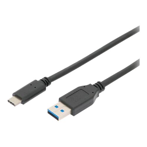 DIGITUS CAVO USB 3.1 GEN2 DA USB-C MASCHIO A USB-A MASCHIO 1 MT NERO