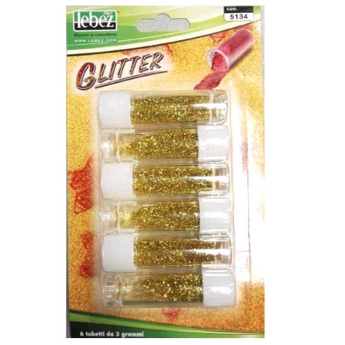 LEBEZ PORPORINA IN BARATTOLINO DA 3 GRAMMI ORO CONF 6 Pz.