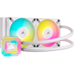 CORSAIR iCUE H100i ELITE CAPELLIX XT CPU DISSIPATORE A LIQUIDO PER CPU DUE VENTOLE AF120 RGB ELITE RADIATORE 240mm PER LGA 1700/1200/2066 AMD AM4/sTRX4 BIANCO