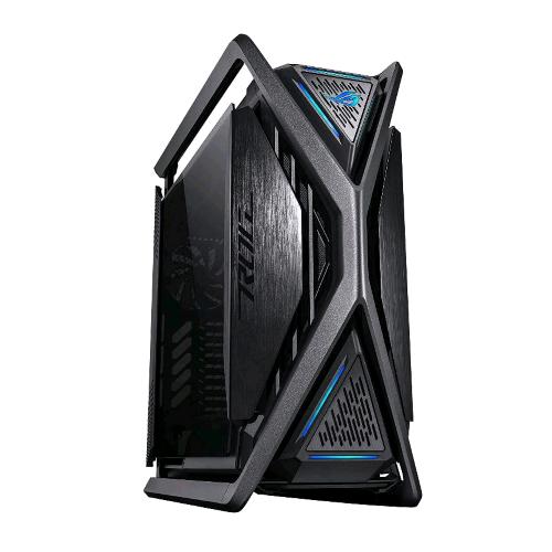 ASUS ROG HYPERION GR701 CASE GAMING FULL TOWER E-ATX ATX MICRO-ATX MINI-ITX PANNELLI LATERALI IN VETRO TEMPERATO ILLUMINAZIONE RGB 4xUSB-A 3.2 2xUSB-C 4xVENTOLE 140MM NERO  