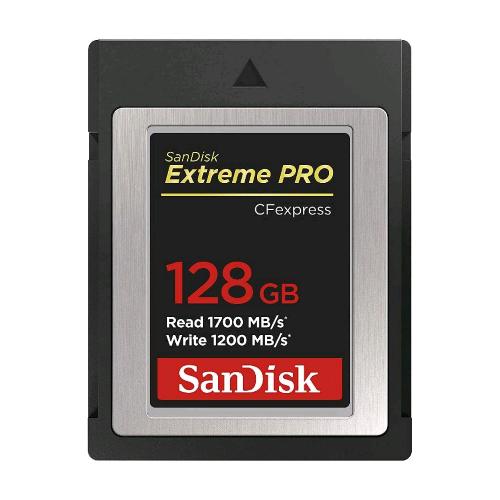 SANDISK SDCFE-128G-GN4NN EXTREME PRO SCHEDA DI MEMORIA FLASH 128GB TIPO B CFEXPRESS FINO A 1.700 MB/SEC PER FILMATI RAW 4K