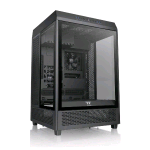 THERMALTAKE THE TOWER 500 CASE MIDI TOWER ATX EATX MICRO ATX MINI-ITX PANNELLI LATERALI E FRONTALE IN VETRO TEMPERATO 4-XUSB-A 3.0 1xUSB-C 2xVENTOLE 120MM BLACK 