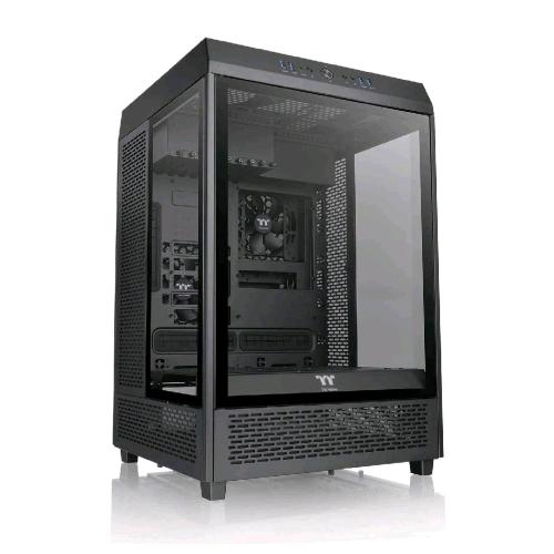 THERMALTAKE THE TOWER 500 CASE MIDI TOWER ATX EATX MICRO ATX MINI-ITX PANNELLI LATERALI E FRONTALE IN VETRO TEMPERATO 4-XUSB-A 3.0 1xUSB-C 2xVENTOLE 120MM BLACK 