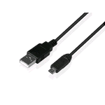MEDIACOM M-CU3AMP CAVO DA USB-A A MICRO USB MASCHIO/MASCHIO 1.8 MT NERO