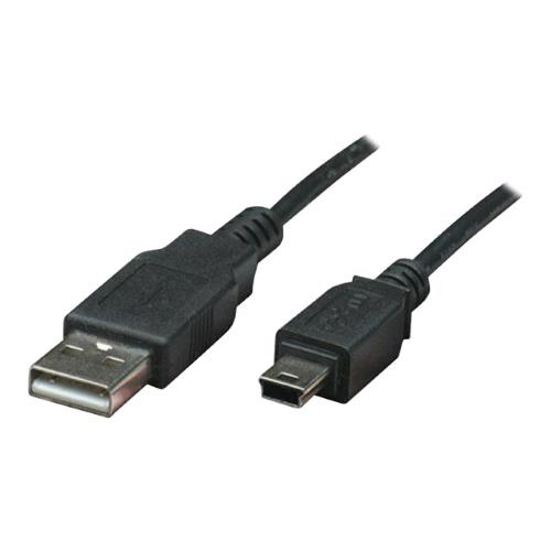 MEDIACOM M-CU2AMP CAVO DA USB-A A MINI-USB B MASCHIO/MASCHIO 1.8 MT NERO