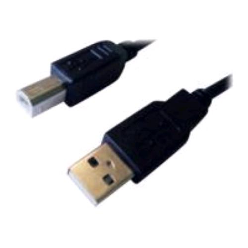 MEDIACOM M-CUSBABM CAVO DA USB-A A USB-B MASCHIO/MASCHIO 1.8 MT NERO