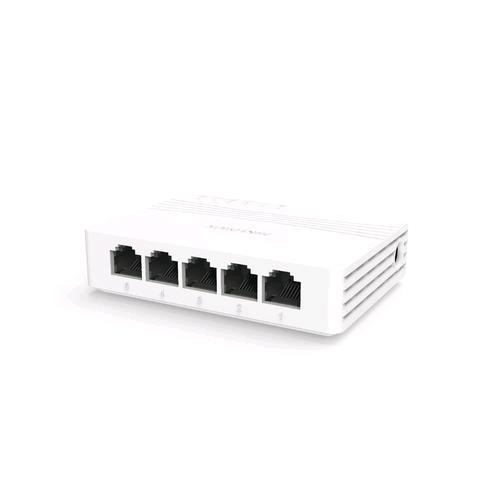 HIKVISION DS-3E0508D-E SWITCH NON GESTITO 8 PORTE GIGABIT 10/100/1000 BIANCO