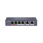 HIKVISION DS-3E0510P-E/M SWITCH 8 PORTE GIGABIT PORTE 10/100/1000 PoE (PoE 58W) + 1 PORTA GIGABIT UPLINK + 1 PORTA GIGABIT SFP DESKTOP