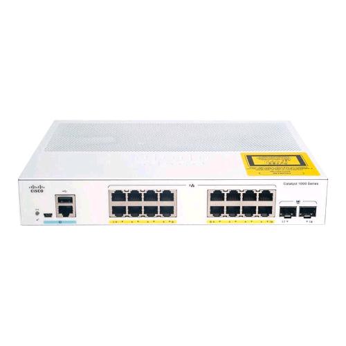CISCO CATALYST 1000-16T-2G-L SWITCH GESTITO L2 16 x 10/100/1000 + 2 x Gigabit SFP (uplink) MONTABILE SU RACK