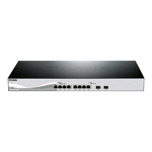 D-LINK DXS-1210-10TS SWITCH GESTITO L2/L3 8 x 10GBase-T + 2 x 10 Gigabit SFP+ MONTABILE SU RACK