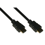 LINK CAVO HDMI 3D CON ETHERNET HDMI SUPPORTO 4K MASCHIO/MASCHIO SCHERMATO 2 MT NERO  