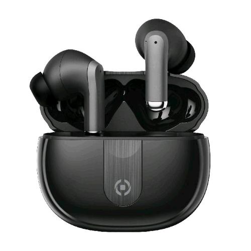 CELLY ULTRASOUND AURICOLARI BLUETOOTH IN-EAR TRUE WIRELESS NOISE CANCELLING CON CUSTODIA DI RICARICA BLACK