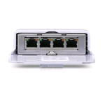 UBIQUITI N-SW NANOSWITCH 4 PORTE RJ-45 GIGABIT 10/100/1000 PoE PER ESTERNO BIANCO