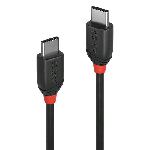 LINDY 36906 CAVO USB-C 3.2 GEN 1 MASCHIO/MASCHIO 1 MT NERO