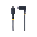 STARTECH R2CCR-2M-USB-CABLE CAVO ANGOLATO USB 2.0 DA USB-C MASCHIO DRITTO A USB-C MASCHIO ANGOLATO 60 W 3A 2 MT NERO 