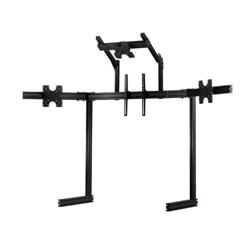 NEXT LEVEL RACING NLR-E037 SUPPORTO PER MONITOR QUADRUPLO AUTOPORTANTE ELITE NERO