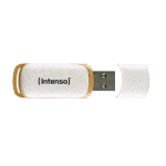 INTENSO GREEN LINE SUPER SPEED CHIAVETTA USB 128GB USB-A 3.2 VELOCITA LETTURA 70 MB/S VELOCITA SCRITTURA: 30 MB/S BIANCO