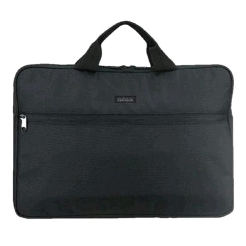 NILOX ESSENTIAL BORSA PER NOTEBOOK DA 15.6" IN POLIESTERE 2 SCOMPARTI CON TRACOLLA NERO