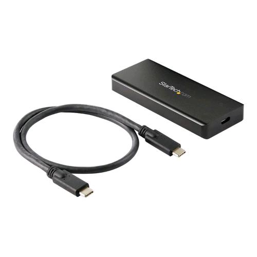 STARTECH M2E1BRU31C BOX ESTERNO PER SSD M.2 NVMe SATA III RESISTENTE ALL'ACQUA E ALLA POLVERE IP67 USB-C USB 3.1 Gen 2 NERO