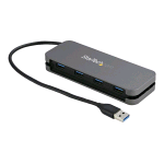 STARTECH HUB HB30AM4AB HUB USB-A 4 x USB-A 3.2 Gen 1 5Gbps ALTA VELOCITA' ALIMENTATO VIA BUS GRIGIO