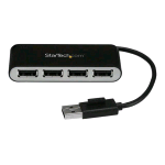STARTECH ST4200MINI2 HUB USB-A 2.0 4 x USB-A DESKTOP NERO