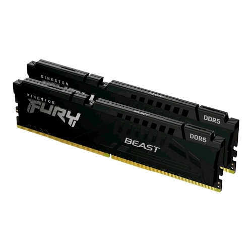 KINGSTON FURY BEAST KF556C36BBEK2-64 64GB 2 x 32GB DDR5 5.600MHz CL 36 DIMM BLACK