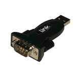 LINK LKCONV23 ADATTATORE DA USB 2.0 A SERIALE RS232 9 PIN MASCHIO CON CAVO 80 CM NERO 