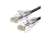 WP EUROPE CAVO DI RETE PATCH SLIM ULTRA SOTTILE U/UTP CAT.6A LSHF 2 MT NERO