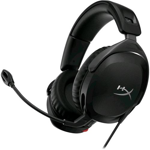 HYPERX CLOUD STINGER 2 CUFFIE GAMING CIRCUMAURALI LEGGERE CON MICROFONO FUNZIONE SWIVEL-TO-MUTE DRIVER DA 50 mm NERO