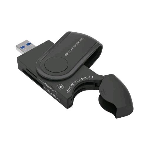CONCEPTRONIC 4 IN 1 LETTORE DI SCHEDE 4-IN-1 USB 3.0 - SD/SDHC/SDXC x 2 - MICRO SD/T-FLASH x 2