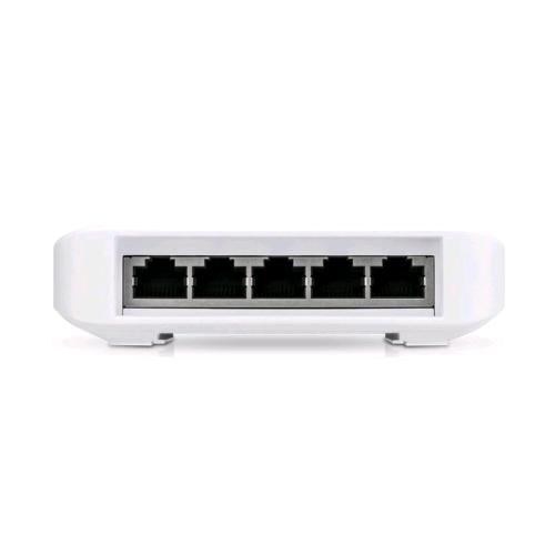 UBIQUITI USW-FLEX SWITCH 5 PORTE GIGABIT 10/100/1000 FULL DUPLEX D1 CUI 1 PORTA PoE 15W DESKTOP BIANCO