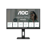 AOC Q27P3CV 27" LED IPS QUAD HD 16:9 75Hz 4MS CONTRASTO 1.000:1 HUB USB HDMI DISPLAYPORT USB-C DOCKING 65W ALTOPARLANTI INCORPORATI NERO