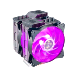 COOLER MASTER MASTERAIR MA621P TR4 DISSIPATORE E VENTOLA A DOPPIA TORRE RGB PER CPU AMD RYZEN THREADRIPPER 2VENTOLE 120MM RGB BLACK  