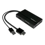 STARTECH CONVERTITORE VIDEO 3 IN 1 HDMI A DISPLAYPORT VGA - DVI
