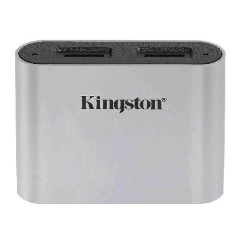 KINGSTON WFS-SDC WORKFLOW LETTORE MICRO SD USB3.2 DUAL SLOT MICROSDHC/SDXC UHS-II