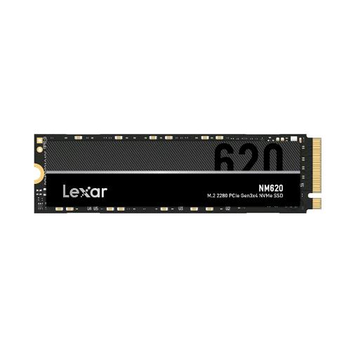 LEXAR NM620 SSD M.2 1.000GB 2280 NVMe 3D TCL NAND PCIe3.0x4 READ 3300MB/S WRITE 3000MB/S BLACK