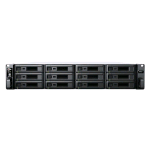 SYNOLOGY RACKSTATION RS2423+ NAS CHASSIS RACK 2U AMD RYZEN V1780B 3.35GHz RAM 8GB-12 BAY HDD/SSD 2.5"/3.5"-LAN 10/100/1000/10000 Mbps COLORE NERO/GRIGIO