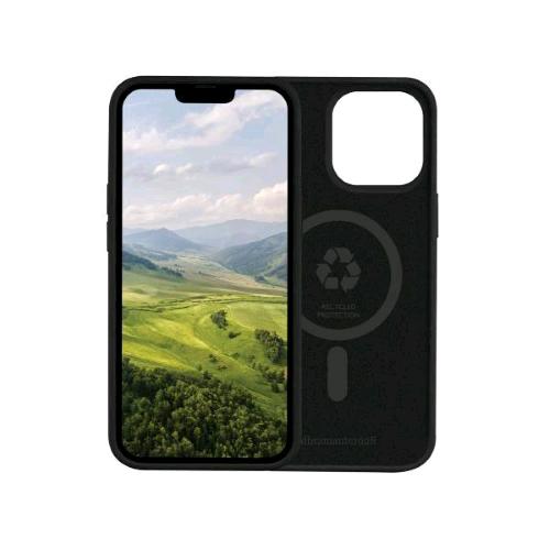 DBRAMANTE 1928 MONACO APPLE iPHONE 14 PRO MAX CUSTODIA MAGSAFE IN PLASTICA RICICLATA NERO