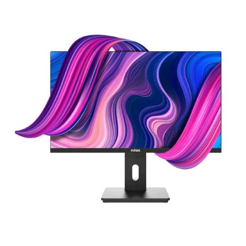 NILOX NXM27REG02 27" LED IPS FULL HD 16:9 75Hz 4MS CONTRASTO 1.000:1 HDMI DISPLAYPORT VGA ALTOPARLANTI INCORPORATI NERO