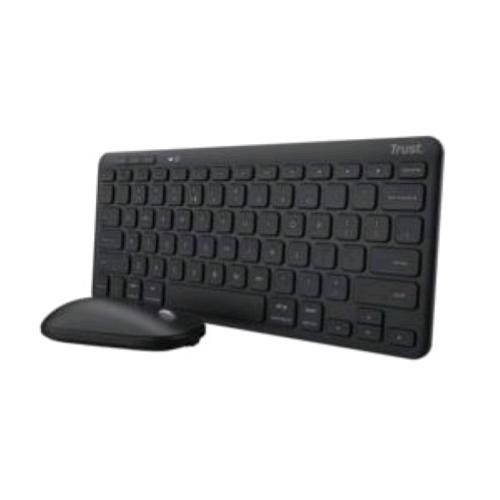 TRUST LYRA WL KEYBOARD MOUSE TASTIERA + MOUSE WIRELESS COLLEGAMENTO MULTIDISPOSITIVO