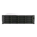 QNAP TS-H2287XU-RP NAS CHASSIS RACK 3U XEON E-2378 2.6GHz RAM 64GB-16+6 BAY HDD/SSD 2.5"/3.5"-LAN 100/1000/2500 Mbps BLACK