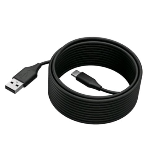 JAFRA CAVO USB 2.0 DA USB-C A USB-A MASCHIO/MASCHIO 5 MT NERO (PER PANACAST 50)