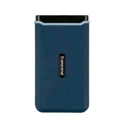 TRANSCEND ESD370C SSD 500GB ESTERNO PORTATILE USB 3.1 GEN 2 TYPE-C  VELOCITA DI LETTURA 1050 MB/S VELOCITA DI SCRITTURA 950 MB/S NERO BLUE 