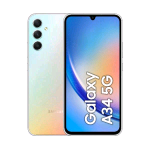 SAMSUNG A346 GALAXY A34 5G DUAL SIM 6.6" FHD+ SUPER AMOLED OCTA CORE 128GB RAM 6GB 5G TIM AWESOME SILVER