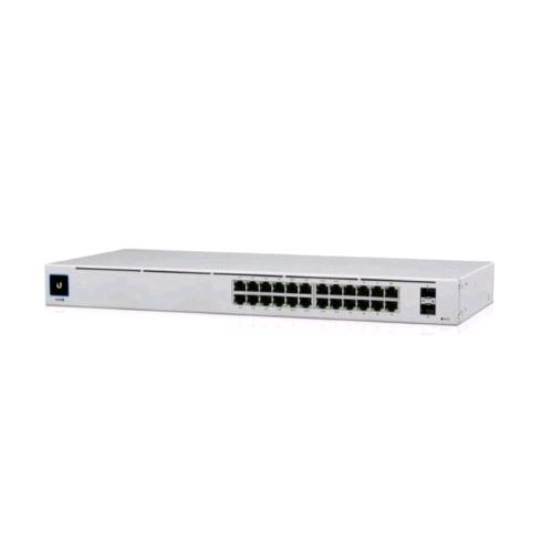 UBIQUITI USW-24-POE-EU SWITCH GESTITO L2/L3 24 PORTE GIGABIT 10/100/1000 DI CUI 16 PoE 95 W - 2 PORTE SFP MONTABILE A RACK 